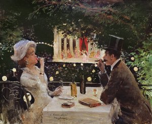 Abendessen bei Les Ambassadeurs, ca. 1882